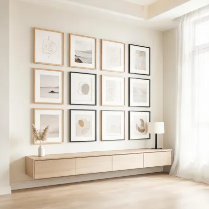 Umbra gallery frames on a wall