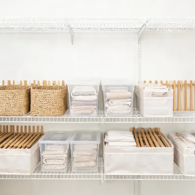closetmaid shelftrack wire closet organizer kit